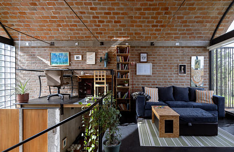 Horno de Pan Opens Toward the City Across the River